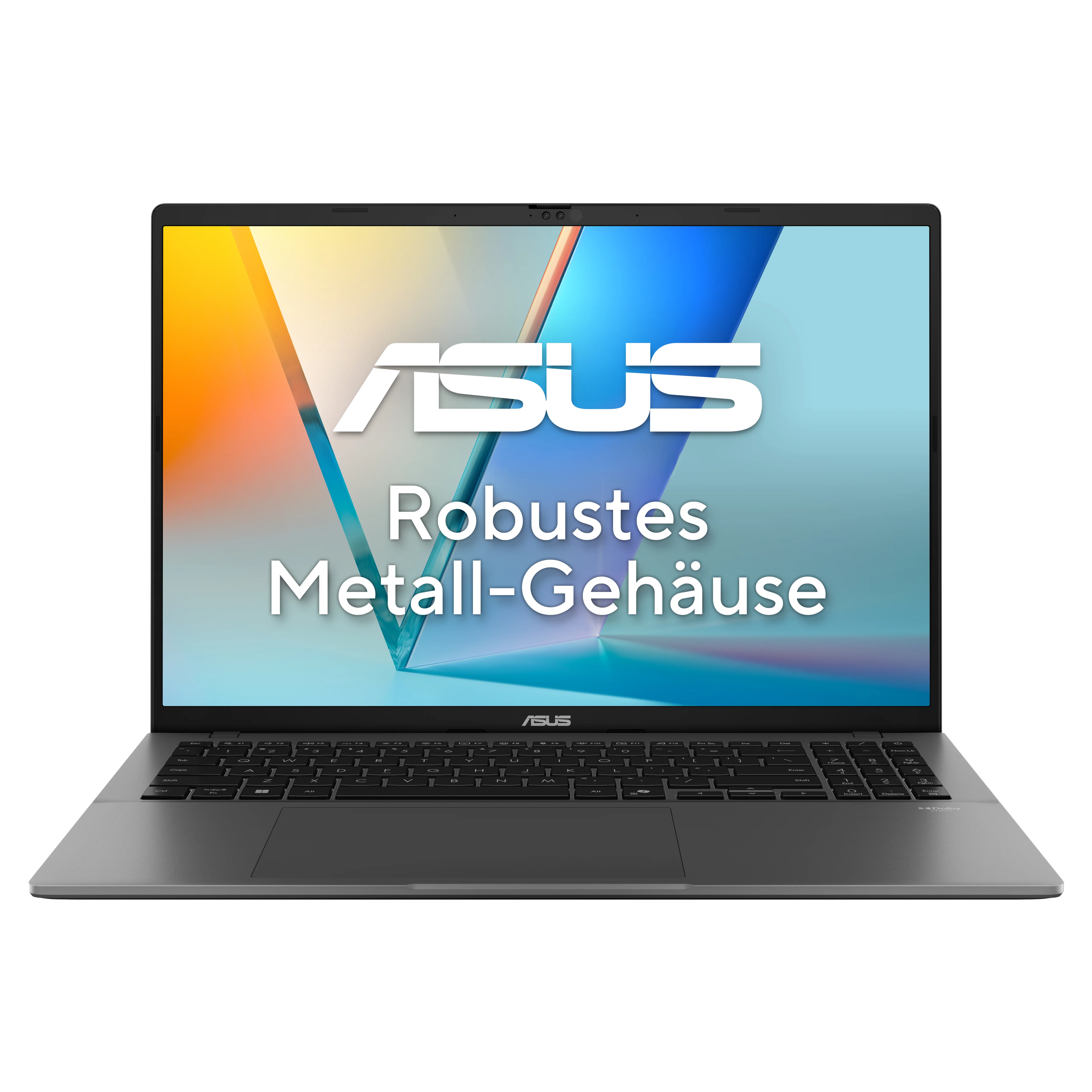 ASUS Vivobook S16 M3607GA-SH004W Copilot+ PC AMD Ryzen AI 7 445 Laptop 40,6 cm (16") Full HD 16 GB DDR5-SDRAM 1 TB SSD Wi-Fi 6 (802.11ax) Windows 11 Home Grau