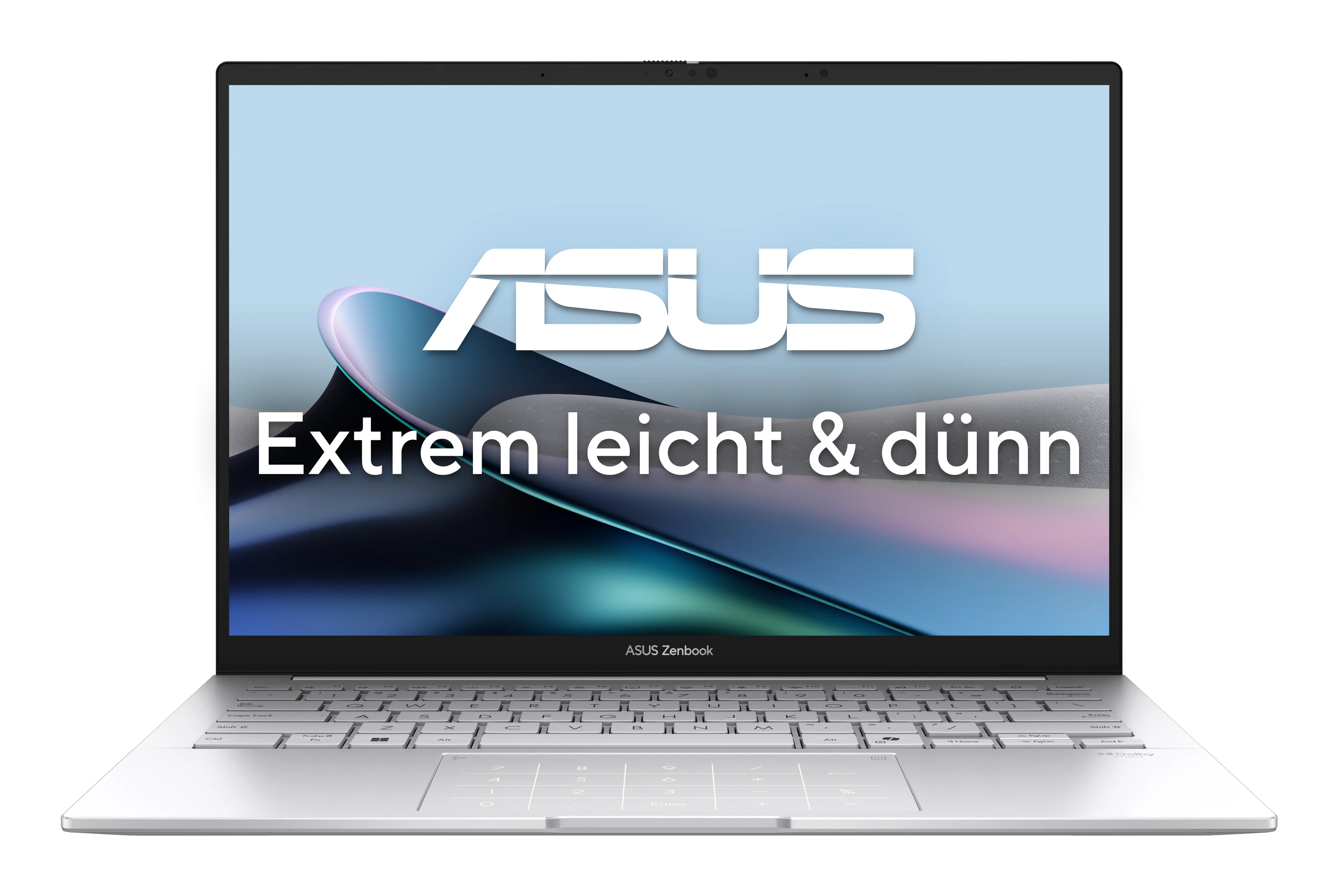 ASUS Zenbook 14 OLED UX3405CA-ST775X Intel Core Ultra 9 285H Laptop 35,6 cm (14") WQXGA+ 32 GB LPDDR5x-SDRAM 1 TB SSD Wi-Fi 7 (802.11be) Windows 11 Pro Silber QWERTZ Deutsch