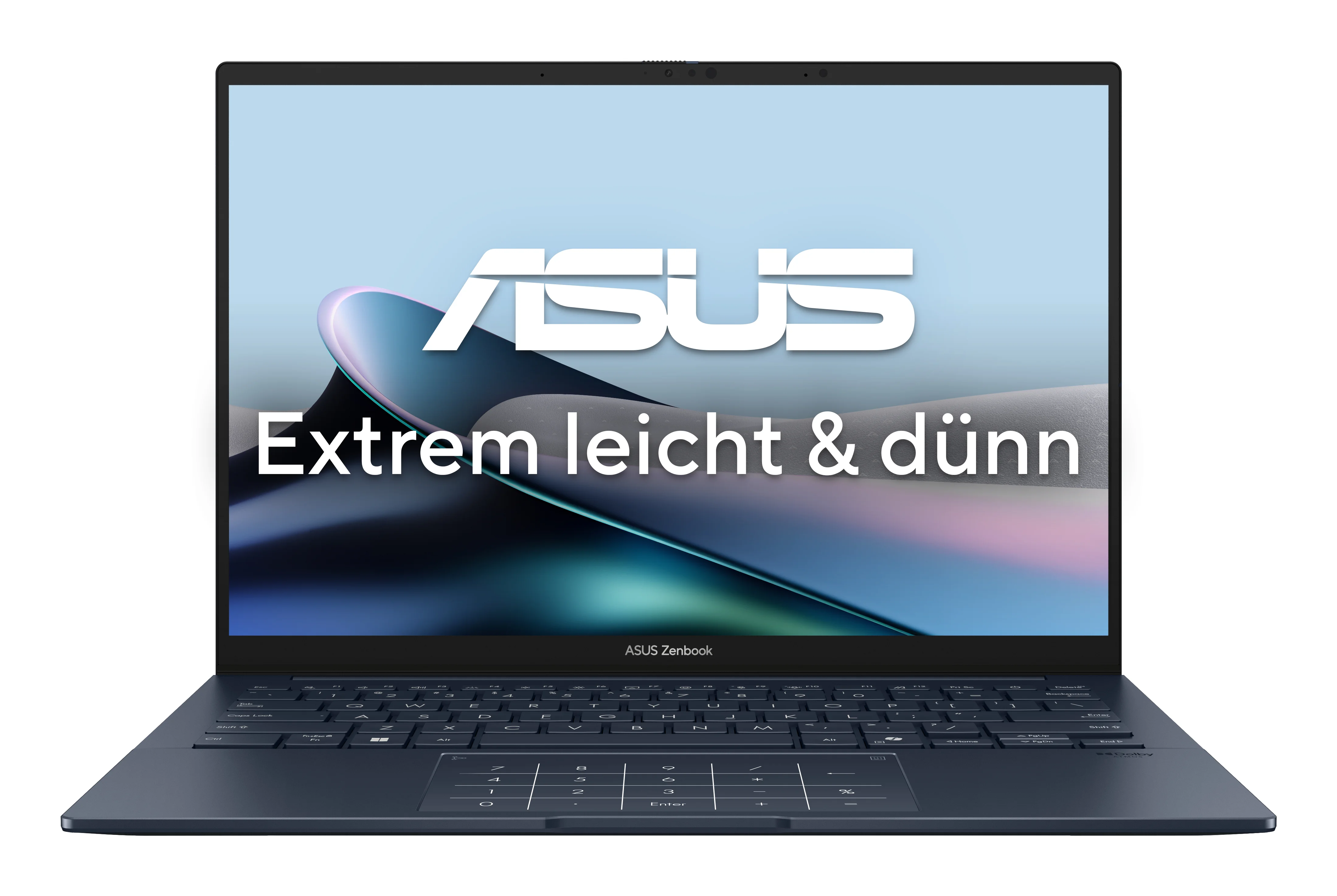 ASUS Zenbook 14 OLED UX3405CA-QD1303W Intel Core Ultra 7 255H Laptop 35,6 cm (14") WUXGA 16 GB LPDDR5x-SDRAM 1 TB SSD Wi-Fi 7 (802.11be) Windows 11 Home Blau QWERTZ Deutsch