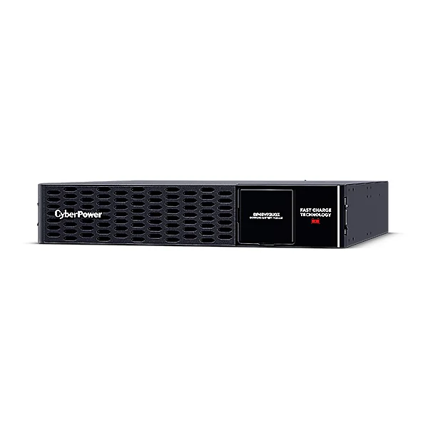CyberPower BP48VP2U03 Batterieerweiterungsmodul Tower/Rack 2U, PP75 Anschluss (1), 48Vdc, 6Ah/12V *16, integriertes Ladegerät, komp. mit PR2200ERTXL2UA(N)/PR3000ERTXL2UA(N) inkl. 19" Railkit