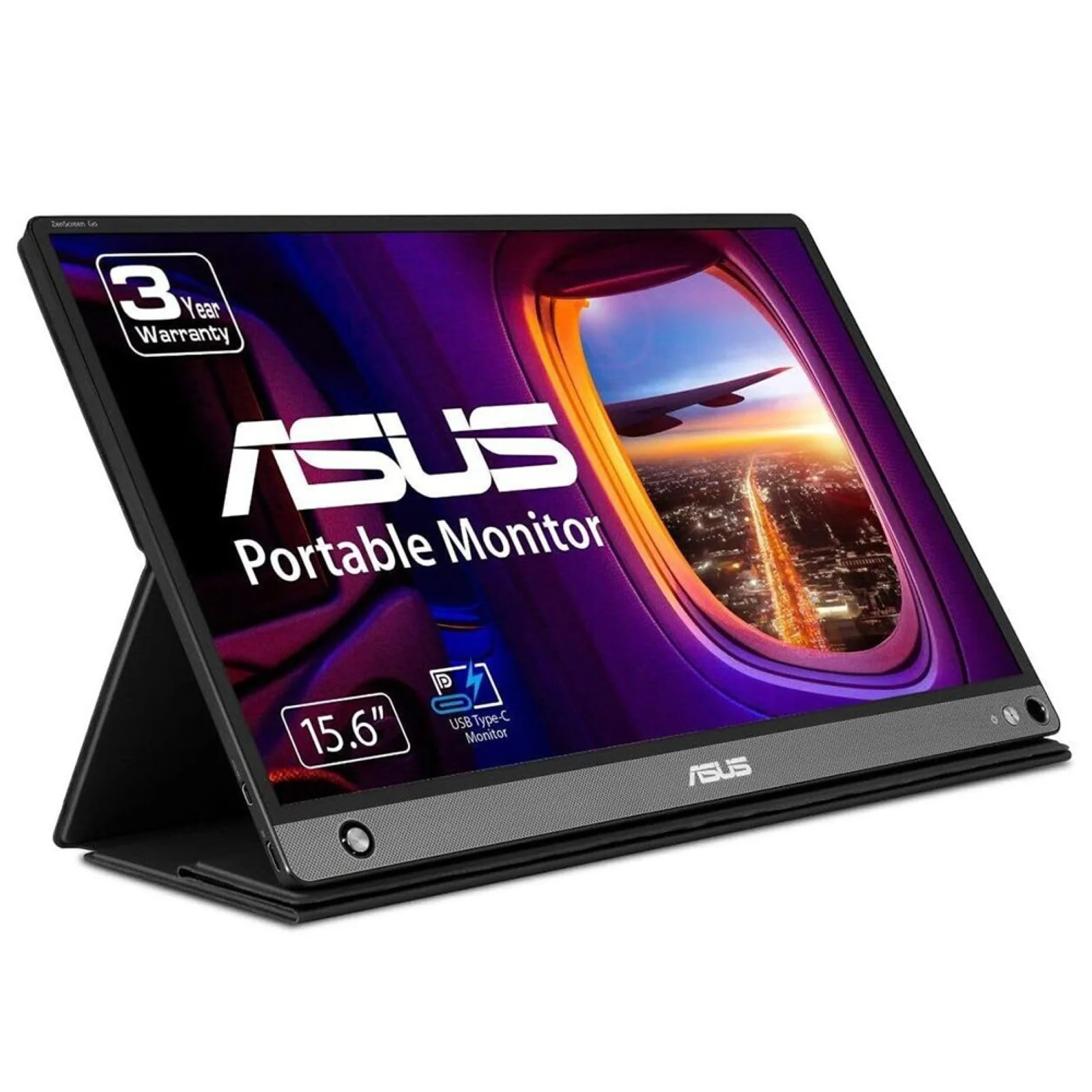 ASUS ZenScreen MB16AHP Computerbildschirm 39,6 cm (15.6") 1920 x 1080 Pixel Full HD LED Schwarz