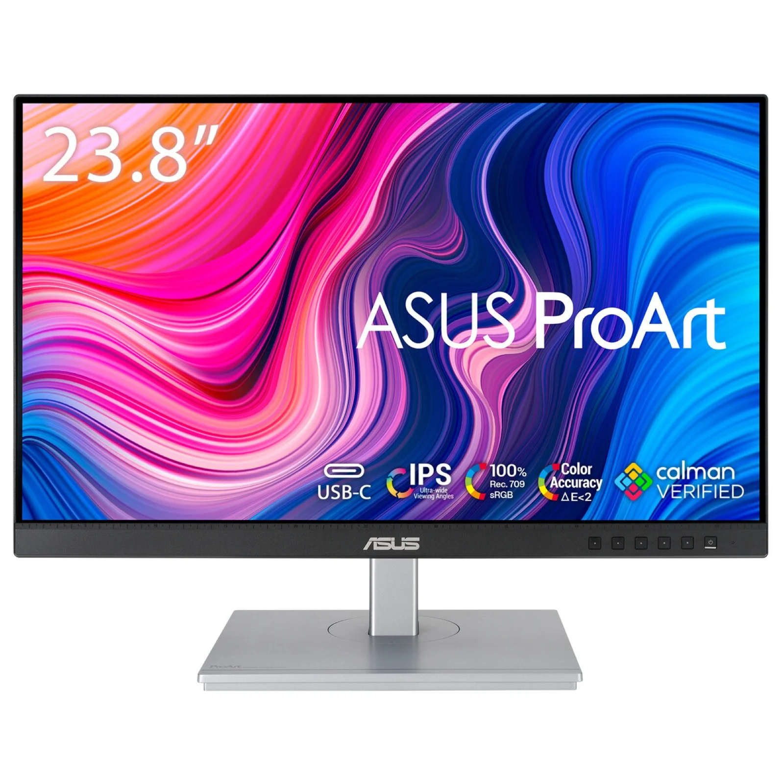 ASUS ProArt PA247CV Computerbildschirm 60,5 cm (23.8") 1920 x 1080 Pixel Full HD Schwarz, Silber