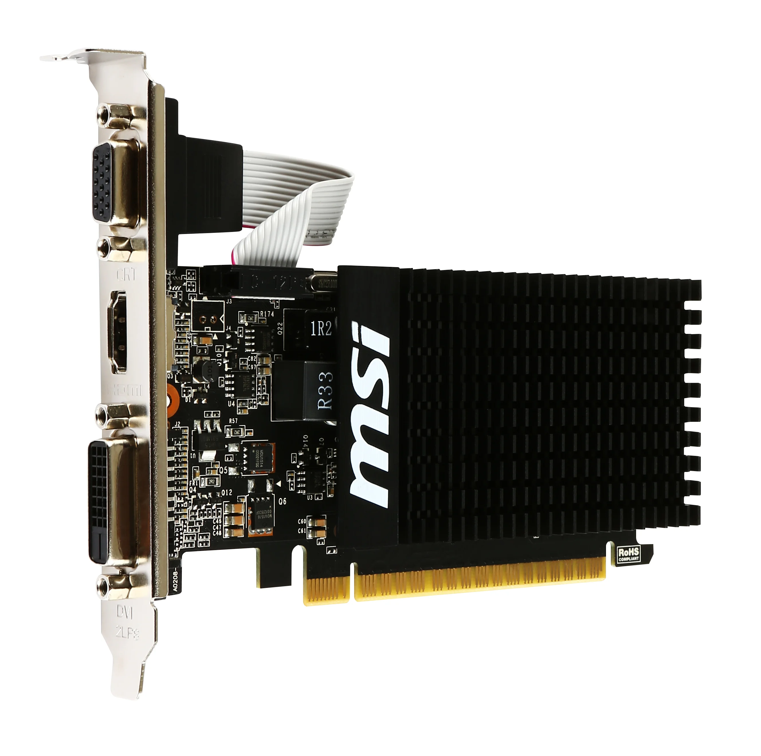 MSI GT 710 2GD3H LP Grafikkarte NVIDIA GeForce GT 710 2 GB GDDR3