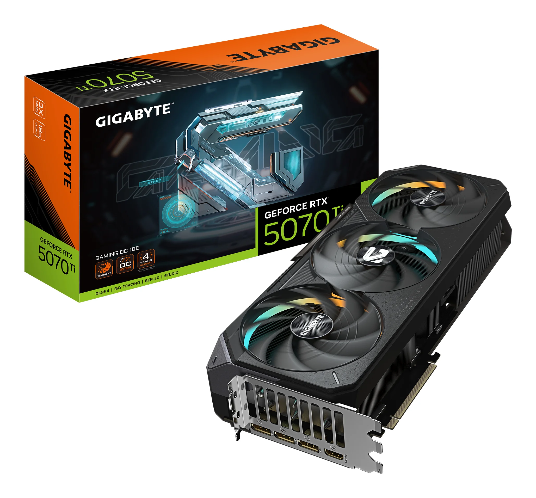 GIGABYTE GeForce RTX 5070 Ti GAMING OC 16G Grafikkarte