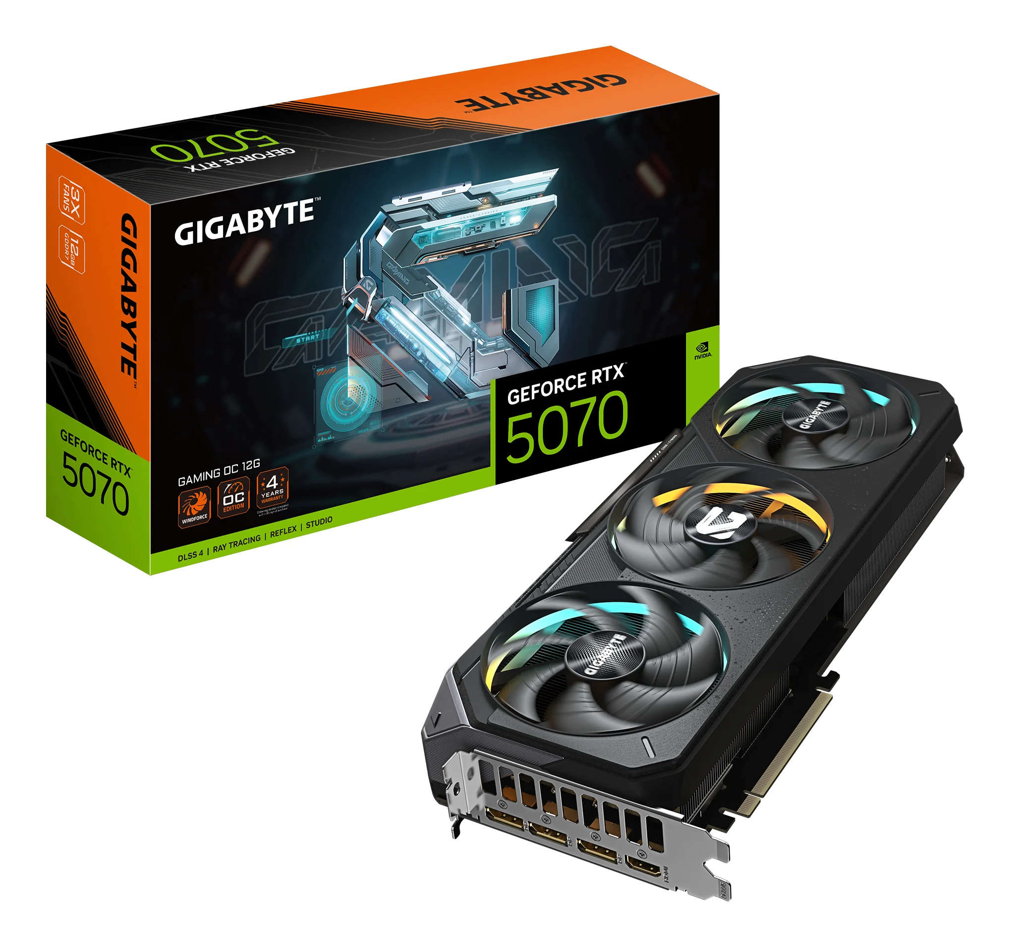 GIGABYTE GeForce RTX 5070 GAMING OC 12G Grafikkarte