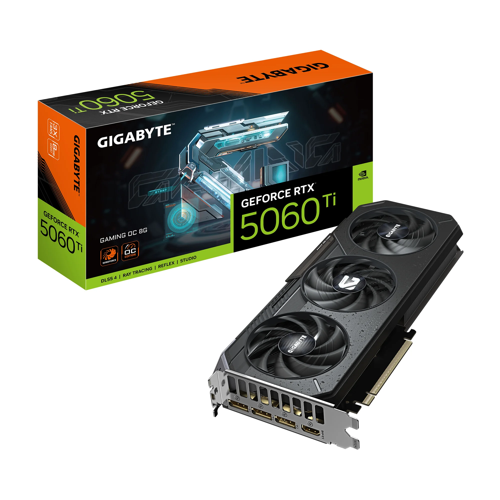 GIGABYTE GeForce RTX 5060 Ti GAMING OC 8G Grafikkarte
