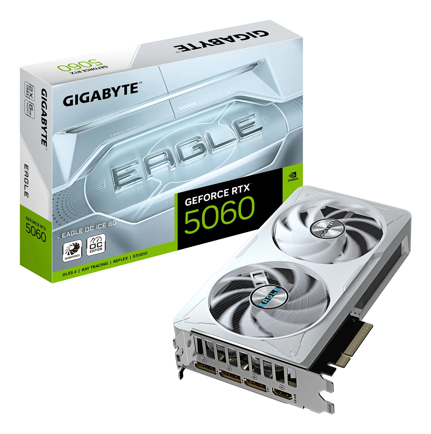 GIGABYTE GeForce RTX 5060 EAGLE OC ICE 8G Grafikkarte