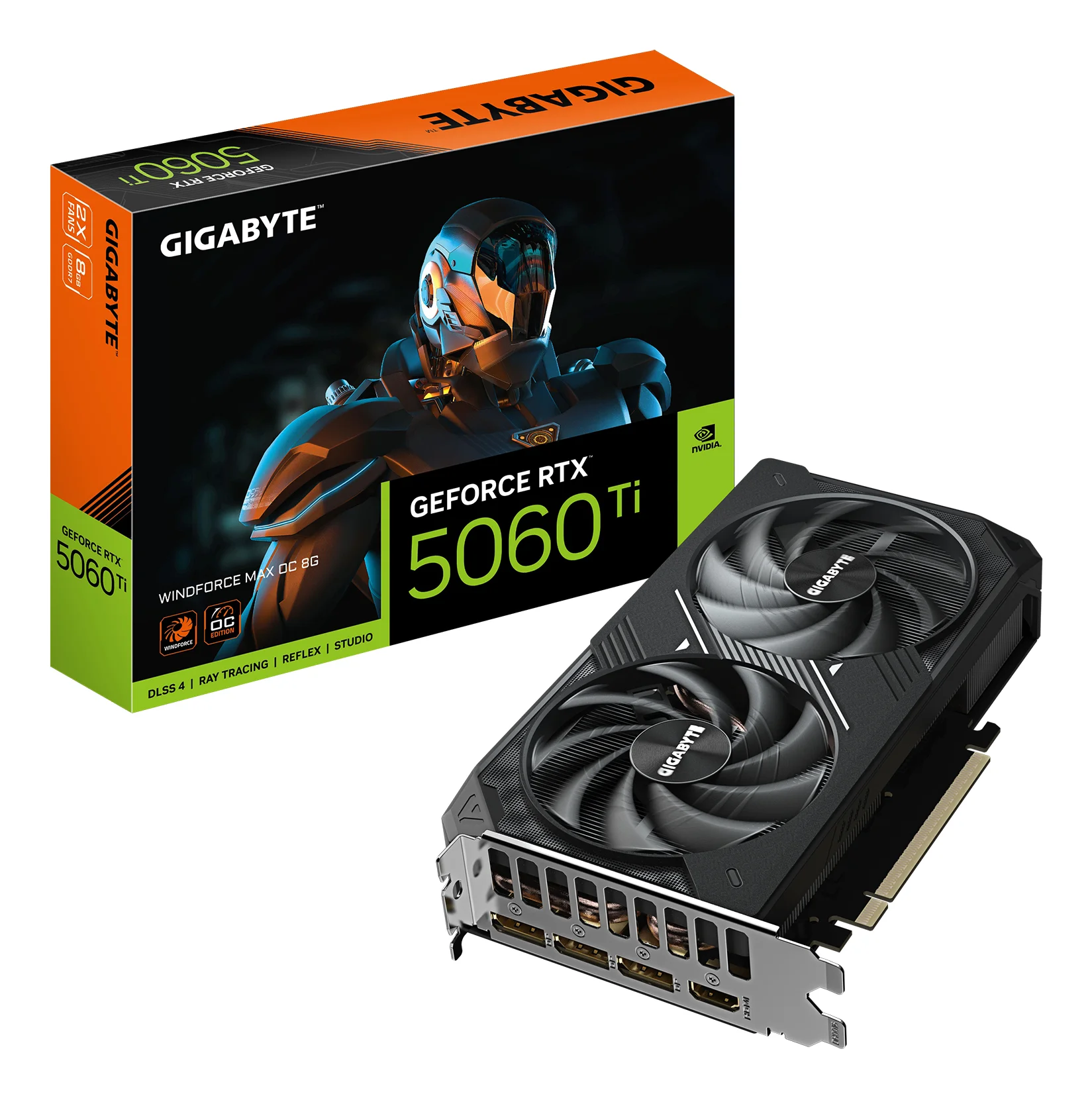 GIGABYTE GeForce RTX 5060 Ti WINDFORCE MAX OC 8G Grafikkarte