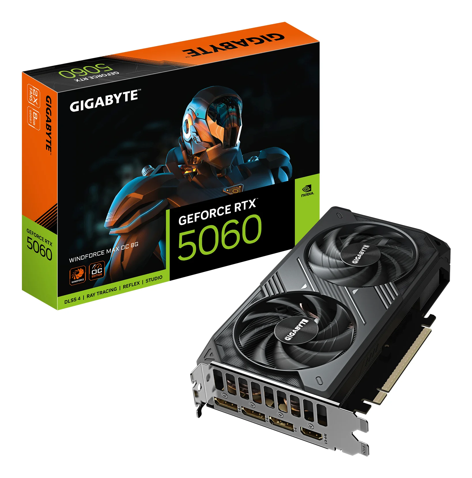 GIGABYTE GeForce RTX 5060 WINDFORCE MAX OC 8G Grafikkarte