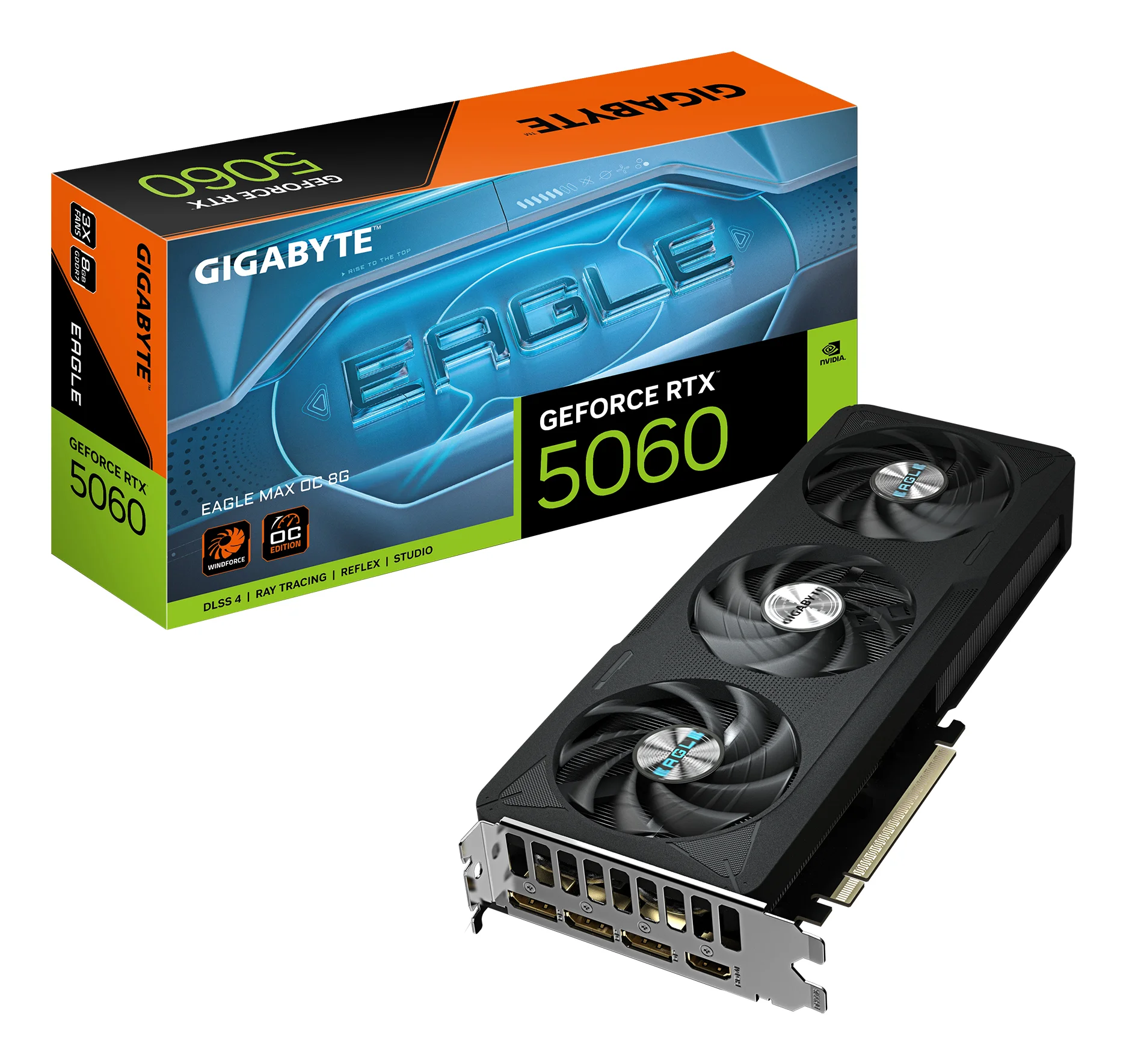 GIGABYTE GeForce RTX 5060 EAGLE MAX OC 8G Grafikkarte