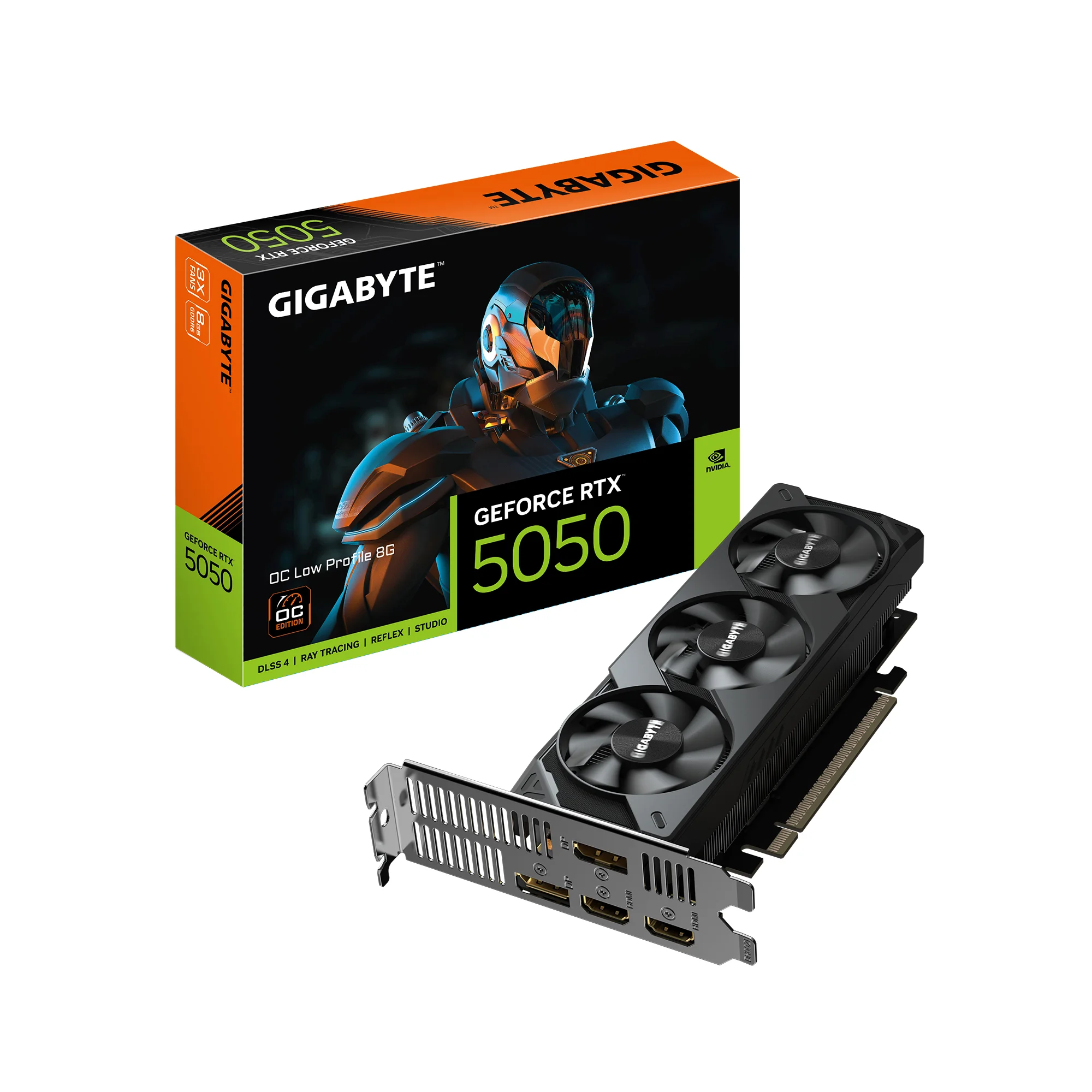 GIGABYTE GeForce RTX 5050 OC Low Profile 8G Grafikkarte