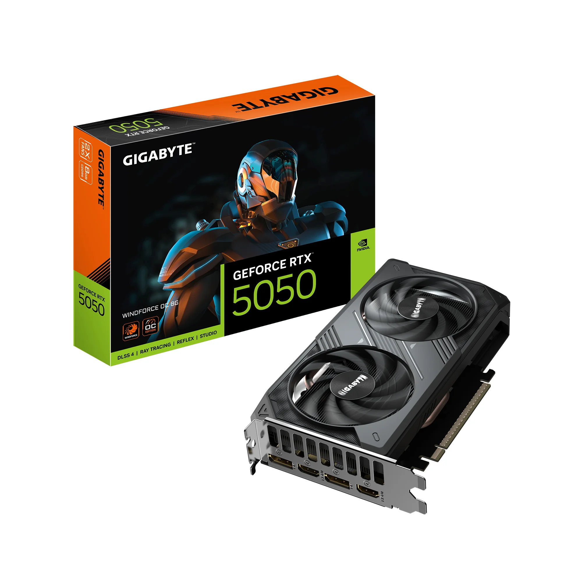 GIGABYTE GeForce RTX 5050 WINDFORCE OC 8G Grafikkarte