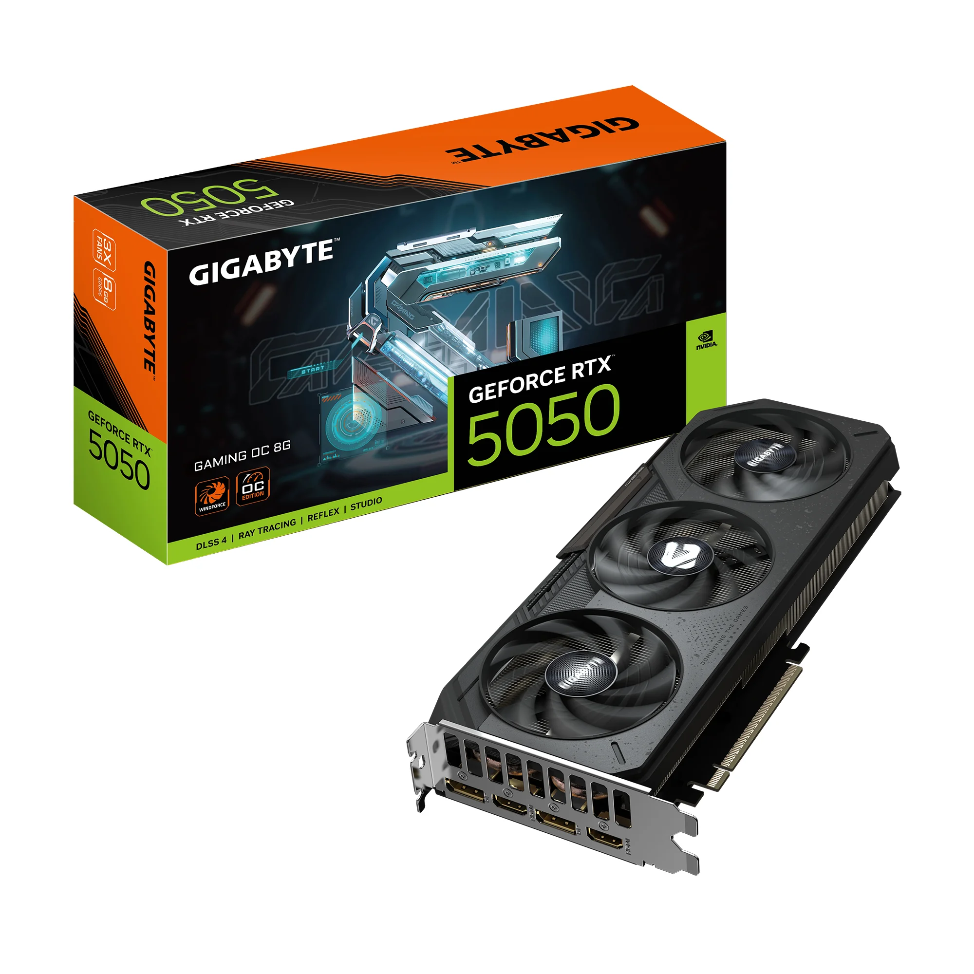 GIGABYTE GeForce RTX 5050 GAMING OC 8G Grafikkarte