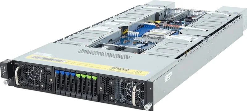GIGABYTE G294-Z21-AAP2 Socket SP5 Rack (2U) Schwarz, Stahl