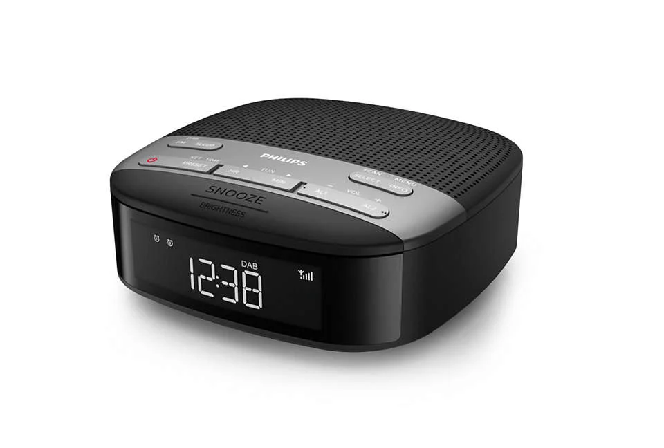 Philips TAR3505/12 Radio Uhr Digital Schwarz, Grau