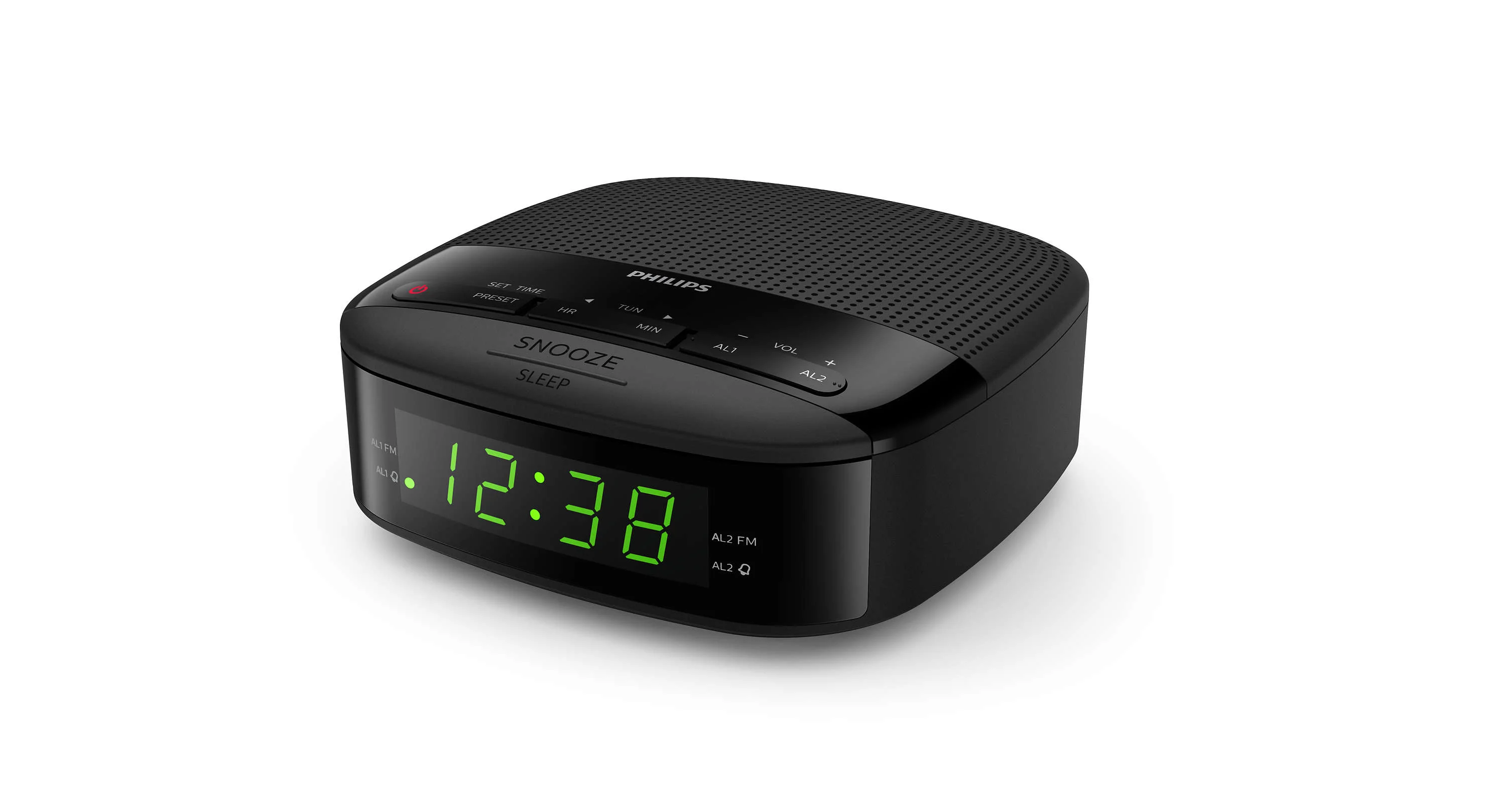 Philips TAR3205/12 Radio Uhr Digital Schwarz