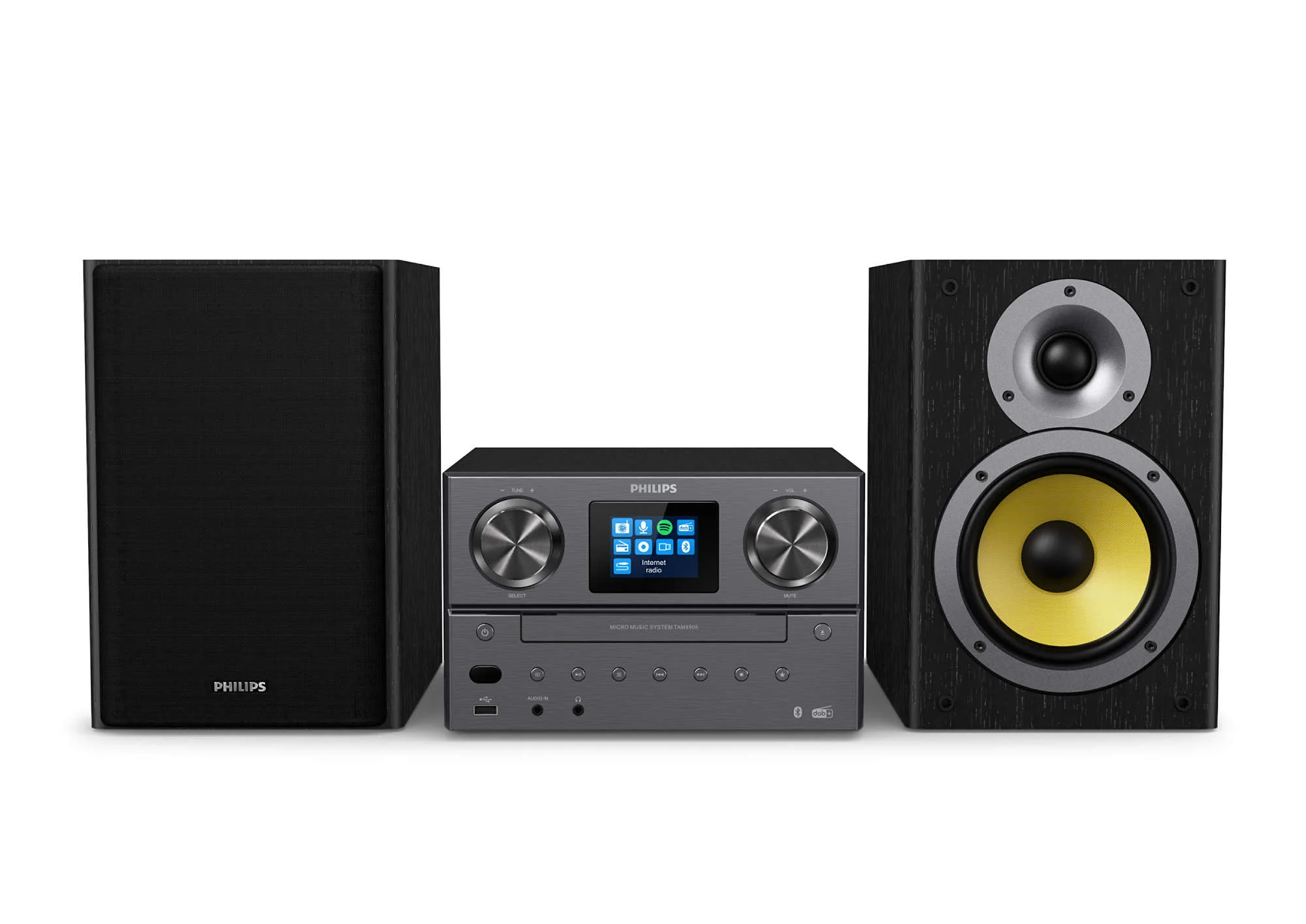 Philips TAM8905/10 Home-Stereoanlage Heim-Audio-Mikrosystem 100 W Schwarz