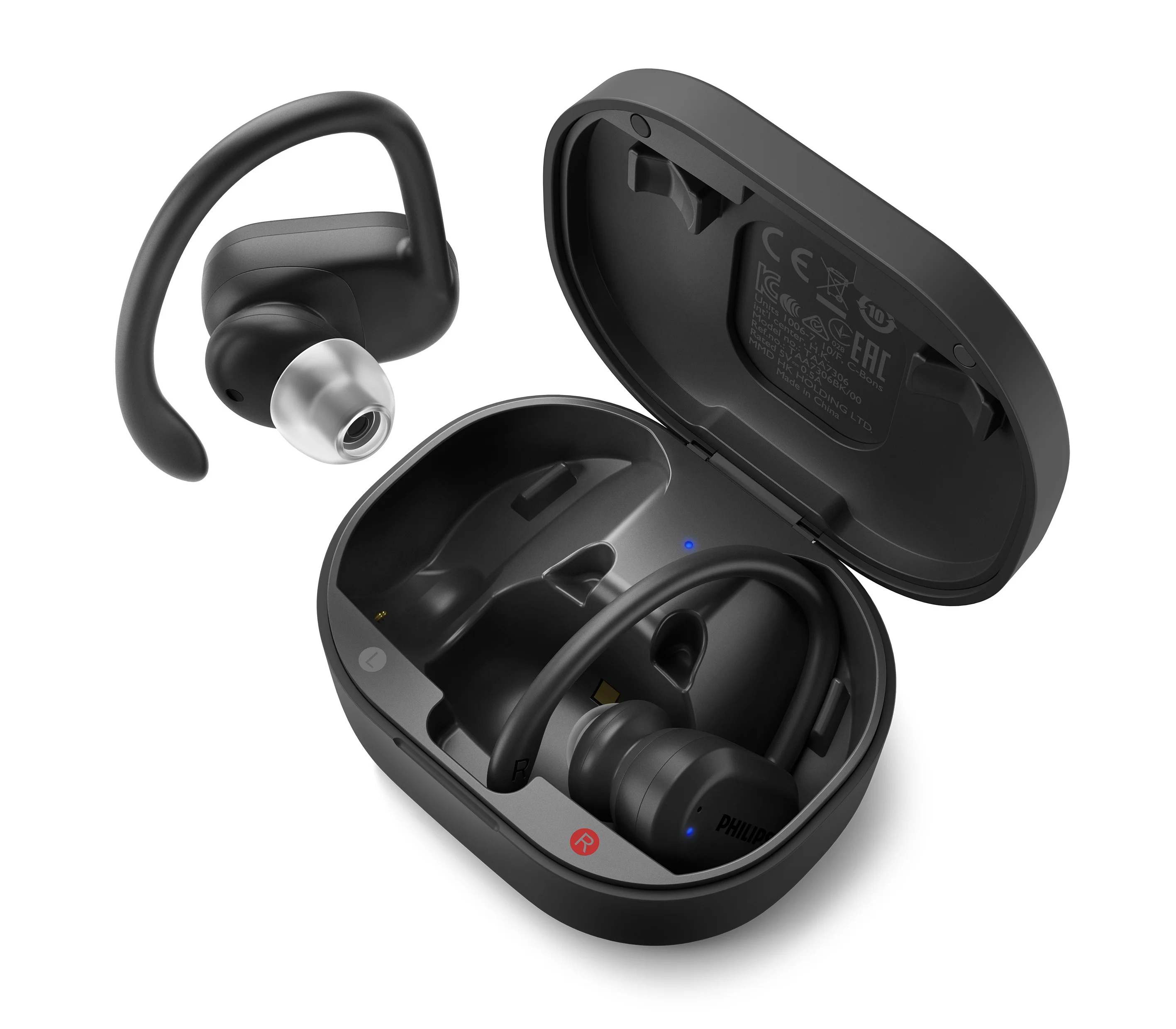 Philips 7600 series TAA7306BK/00 Kopfhörer & Headset Kabellos Ohrbügel, im Ohr Sport Bluetooth Schwarz