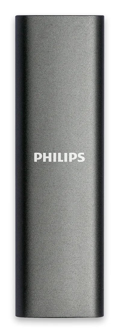Philips FM02SS030P/00 Externes Solid State Drive 2 TB USB Typ-C 3.2 Gen 1 (3.1 Gen 1) Grau