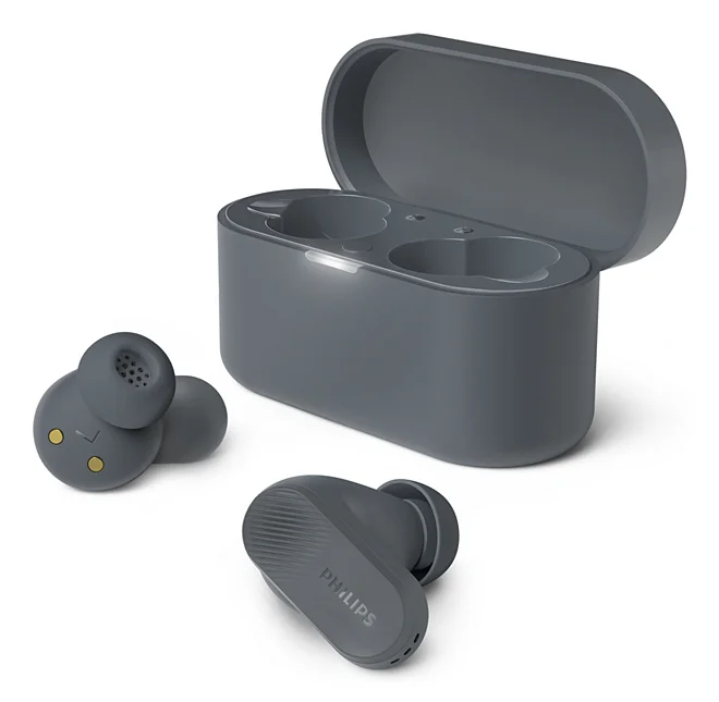 Philips 3000 series TAT3509GY/00 Kopfhörer & Headset True Wireless Stereo (TWS) im Ohr Anrufe/Musik Bluetooth Grau