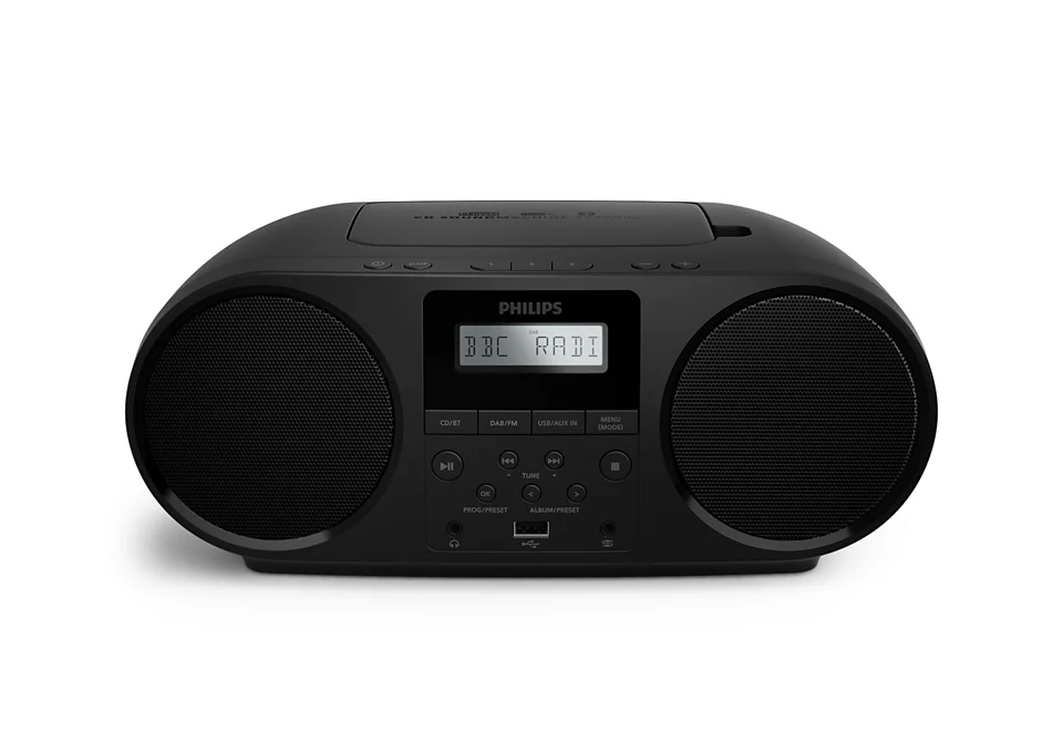 Philips TAZ6000/10 CD-Player Schwarz Tragbarer CD-Player