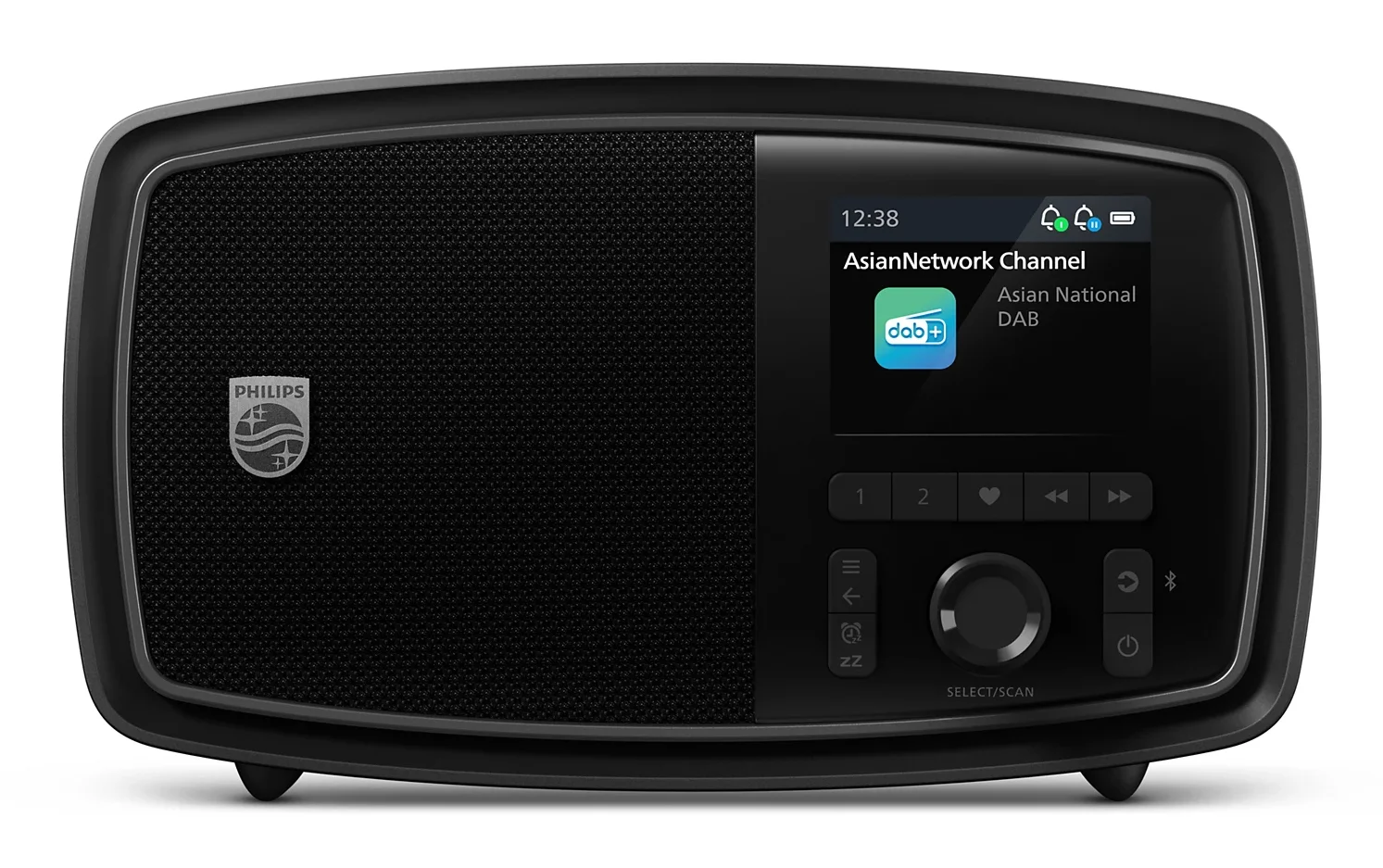 Philips TAV2000DB Tragbar Analog & Digital Schwarz