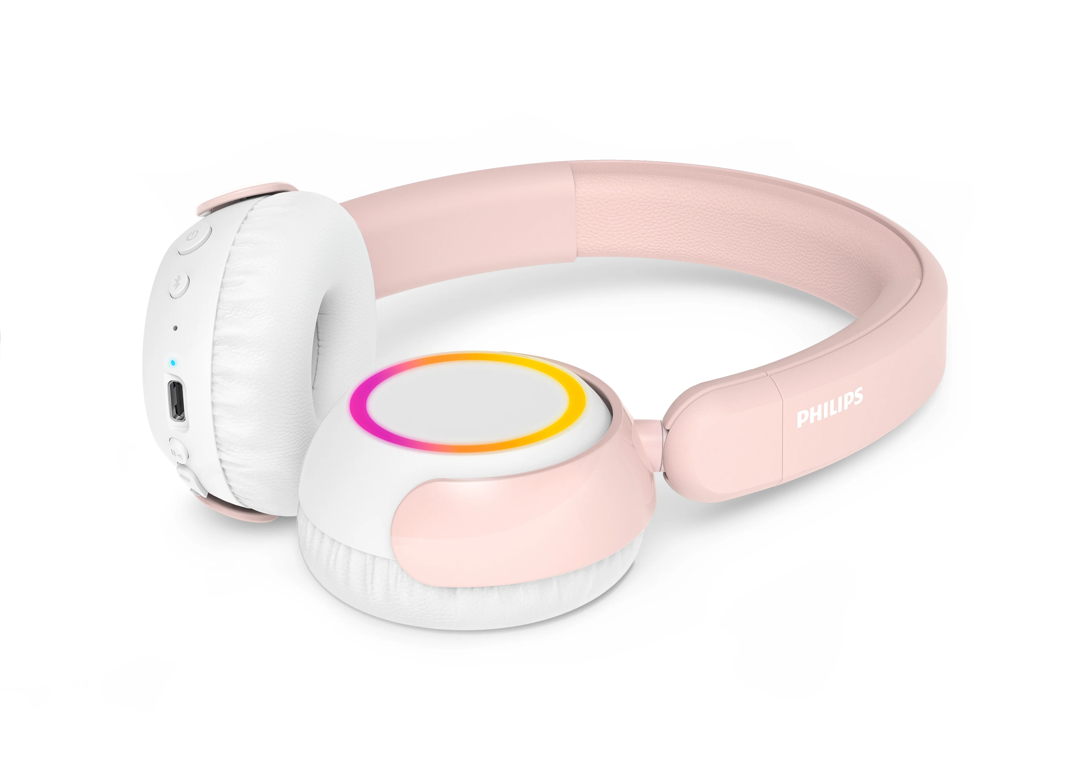Philips TAK4200 Kopfhörer Verkabelt & Kabellos Kopfband Anrufe/Musik Bluetooth Pink, Weiß