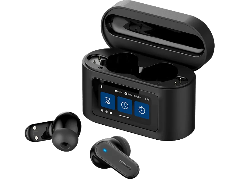 PHILIPS TAT6000BK/00, In-ear Kopfhörer Bluetooth Schwarz