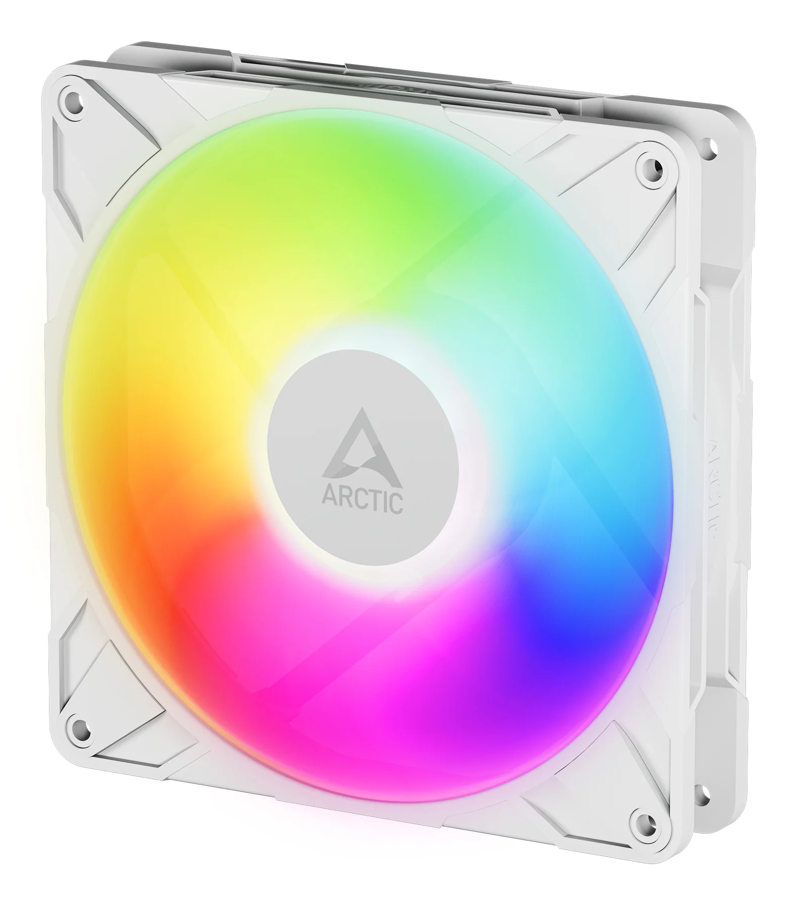 ARCTIC P14 Pro A-RGB (White) 140 mm A-RGB PWM-Lüfter mit Kabelsplitter