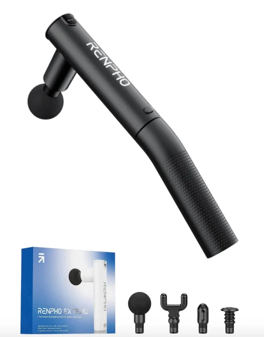 Renpho Extend Massage Gun Massagegerät Schultern Schwarz