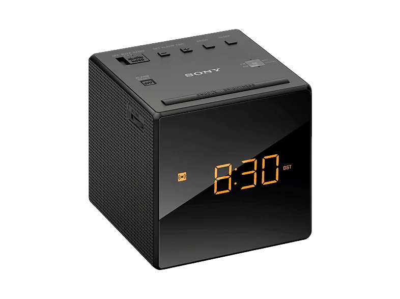 SONY ICF-C1 Radio-Uhr, Analog Tuner, Schwarz