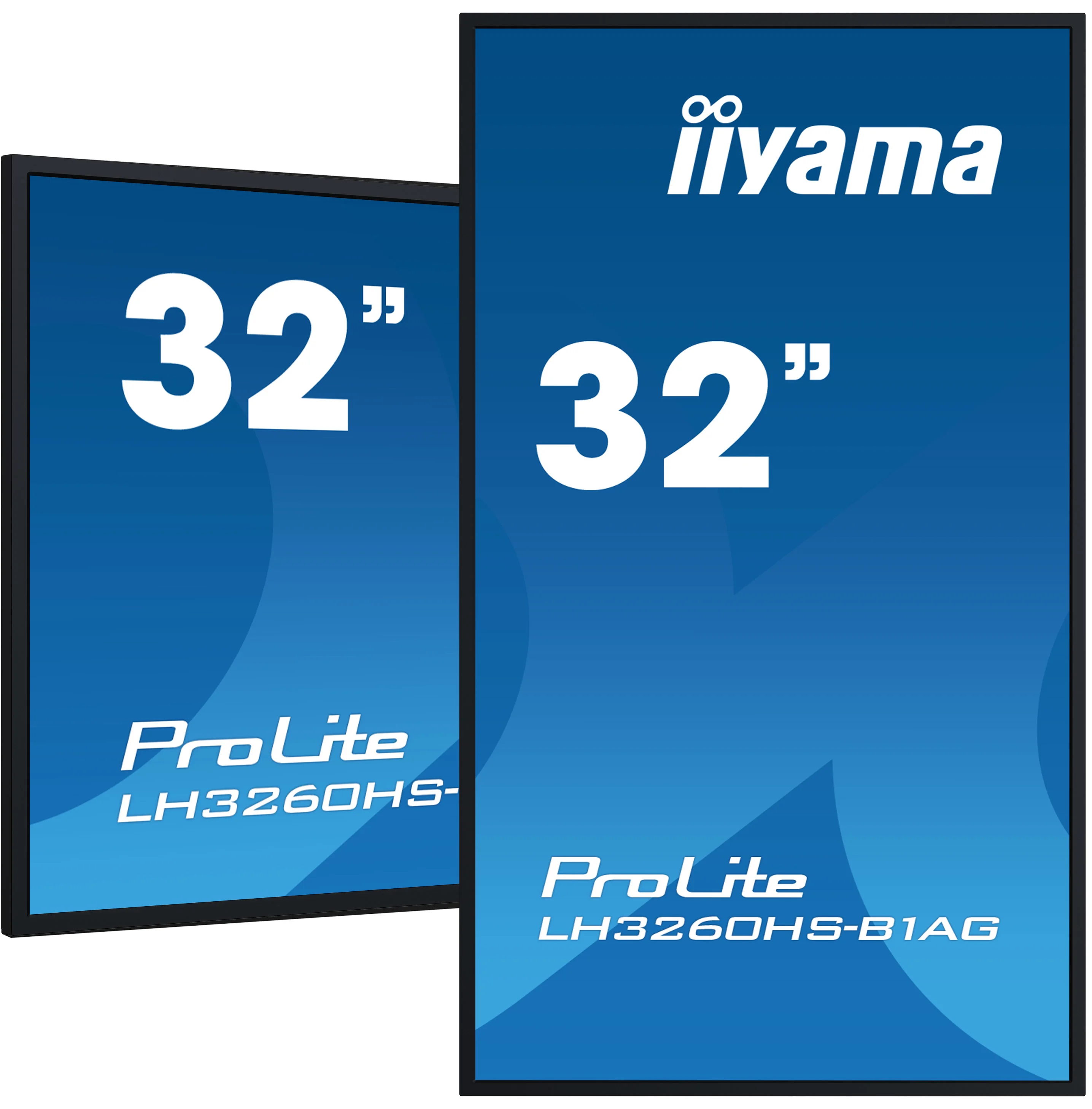 iiyama LH3260HS-B1AG Signage-Display Digitale A-Platine 80 cm (31.5") LED WLAN 500 cd/m² Full HD Schwarz Eingebauter Prozessor Android 11 24/7