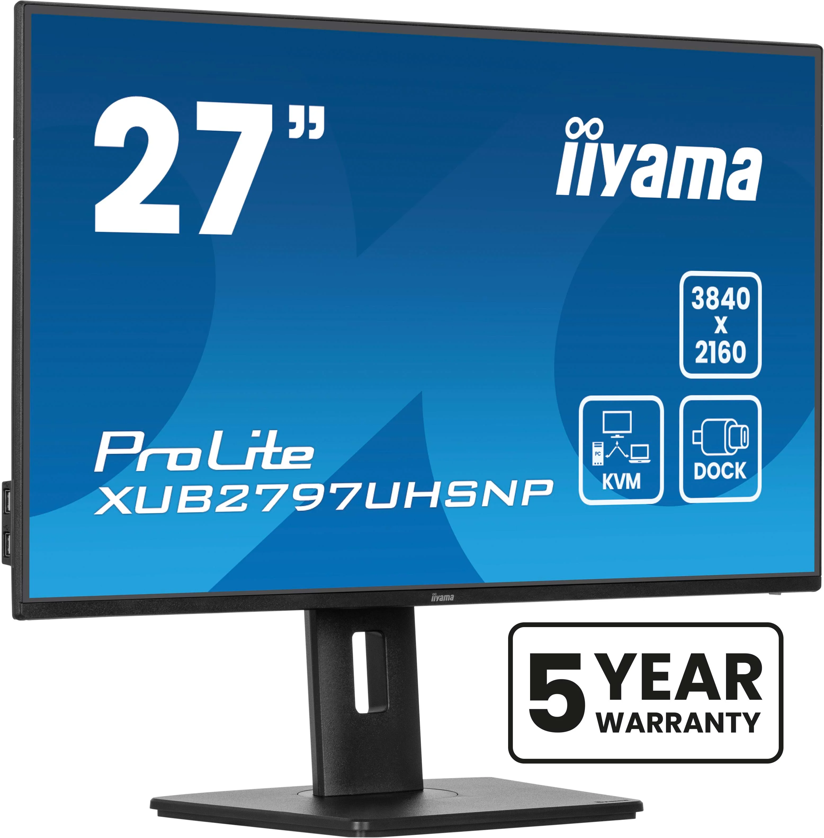 iiyama ProLite XUB2797UHSNP-B1 Computerbildschirm 68,6 cm (27") 3840 x 2160 Pixel 4K Ultra HD LED Schwarz