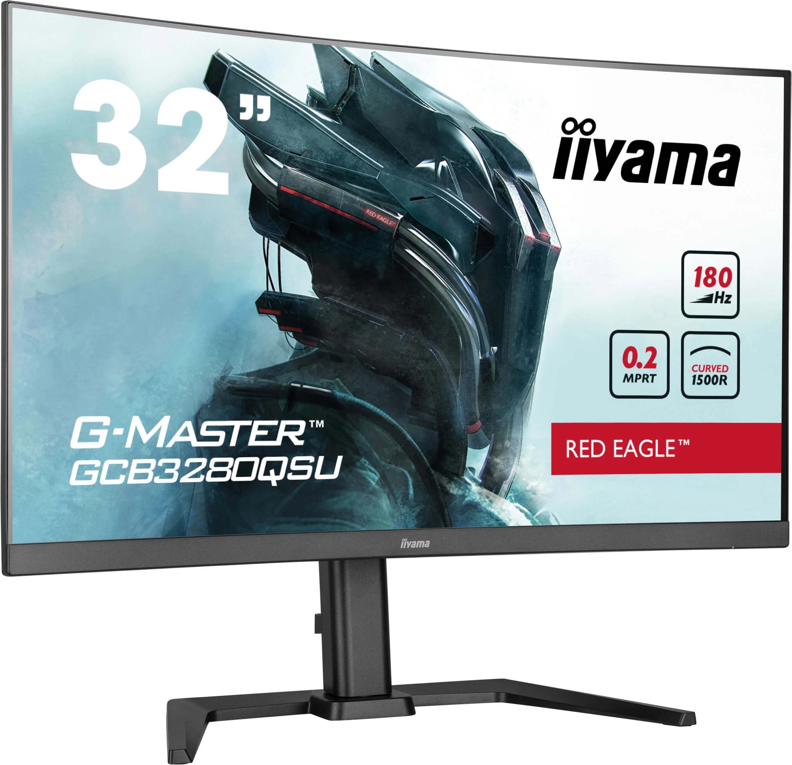 iiyama G-MASTER GCB3280QSU-B2 Computerbildschirm 80 cm (31.5") 2560 x 1440 Pixel Dual QHD LED Schwarz