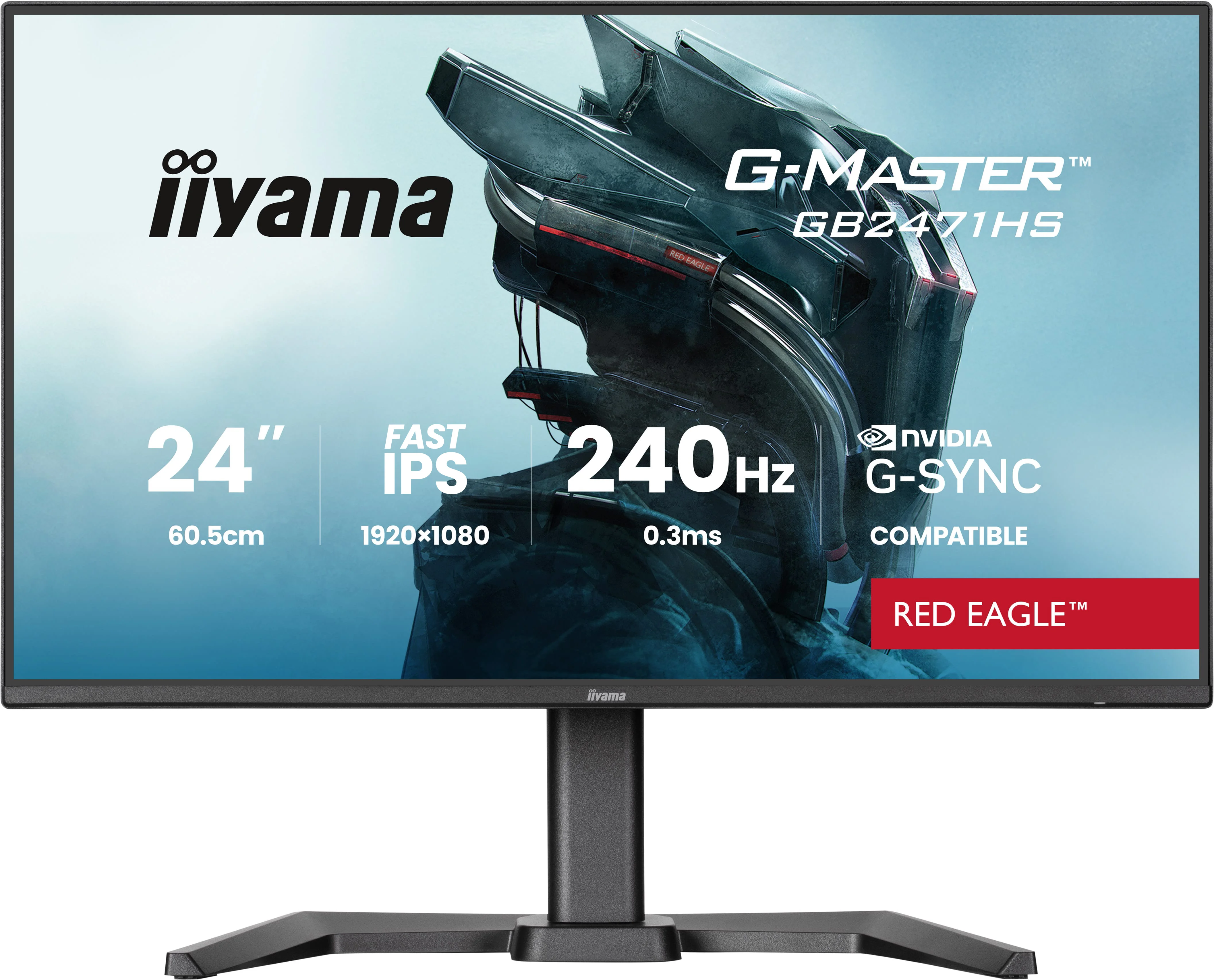 iiyama G-MASTER GB2471HS-B1 Computerbildschirm 60,5 cm (23.8") 1920 x 1080 Pixel Full HD Schwarz