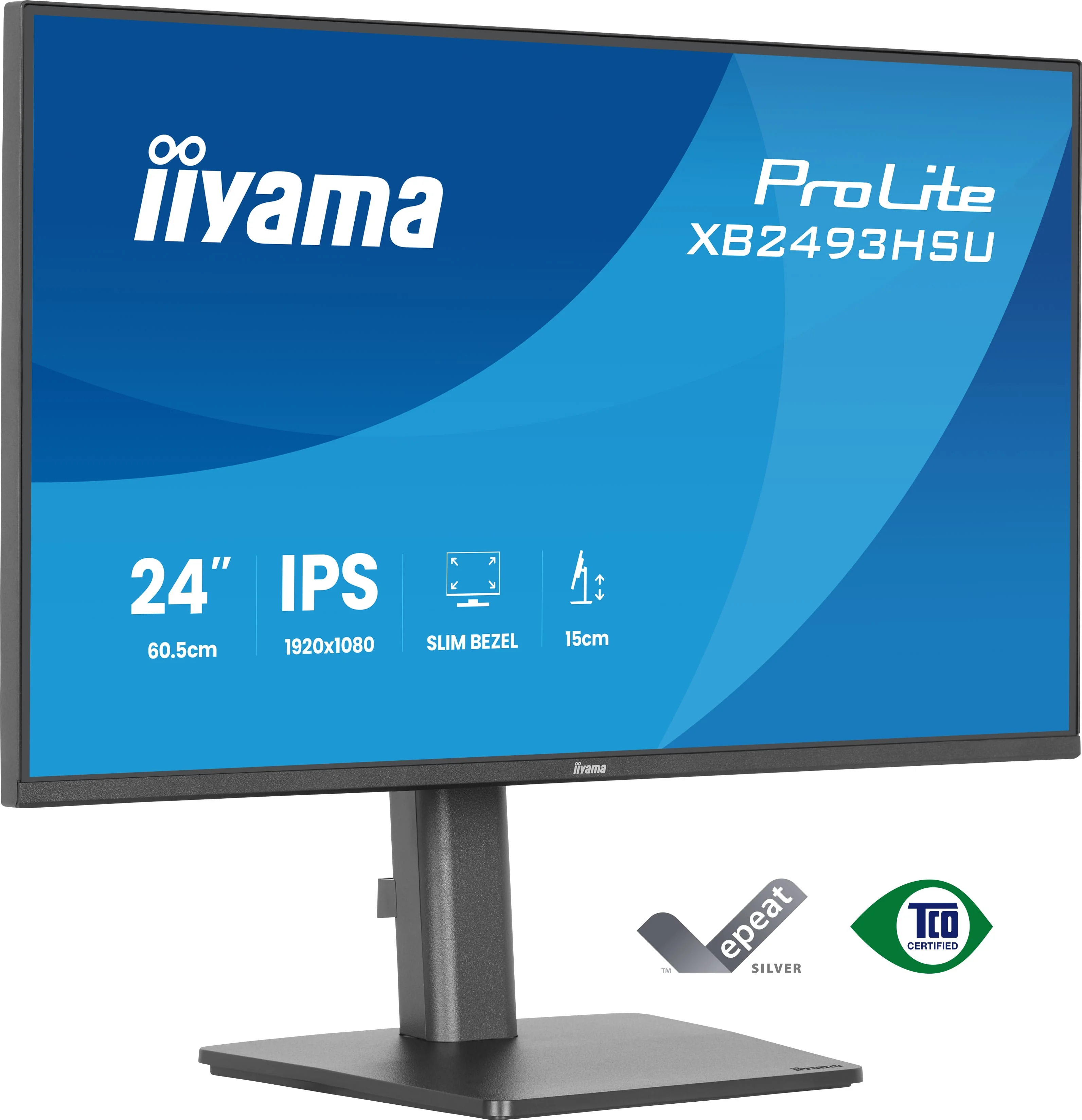 iiyama ProLite XB2493HSU-B1 Computerbildschirm 60,5 cm (23.8") 1920 x 1080 Pixel Full HD LED Schwarz