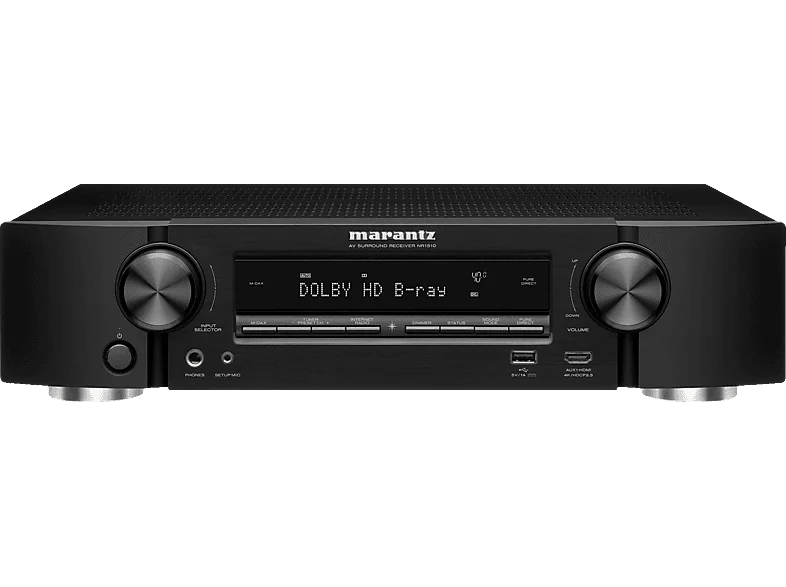 MARANTZ NR 1510 AV-Receiver (5.2 Kanäle, Schwarz)