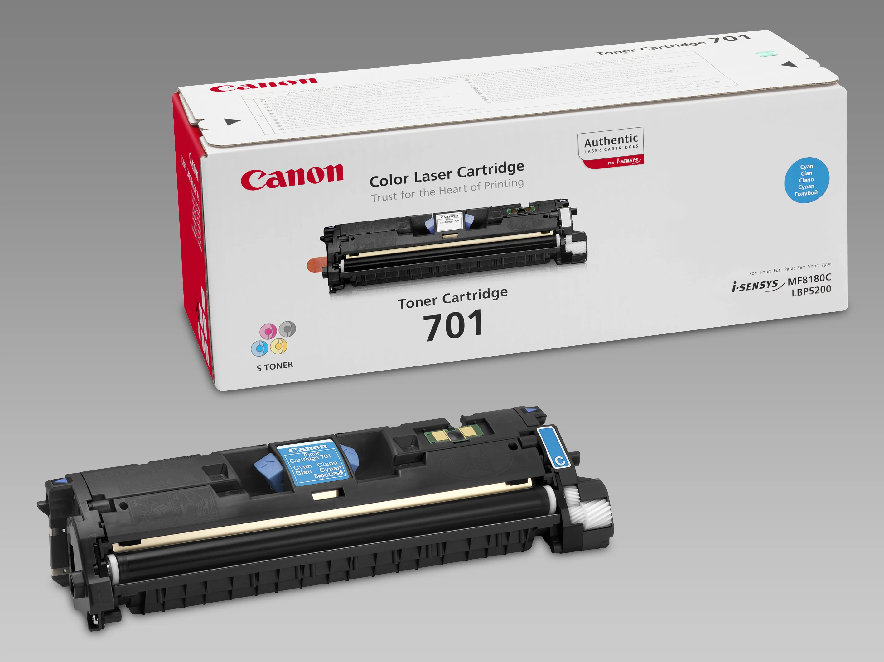 Canon 701 Tonerkartusche 1 Stück(e) Original Cyan