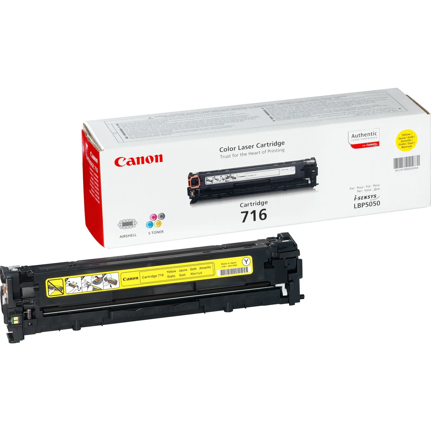 Canon 716 Y Tonerkartusche 1 Stück(e) Original Gelb