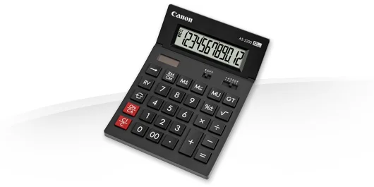 Canon AS-2200 Taschenrechner Desktop Display-Rechner Schwarz