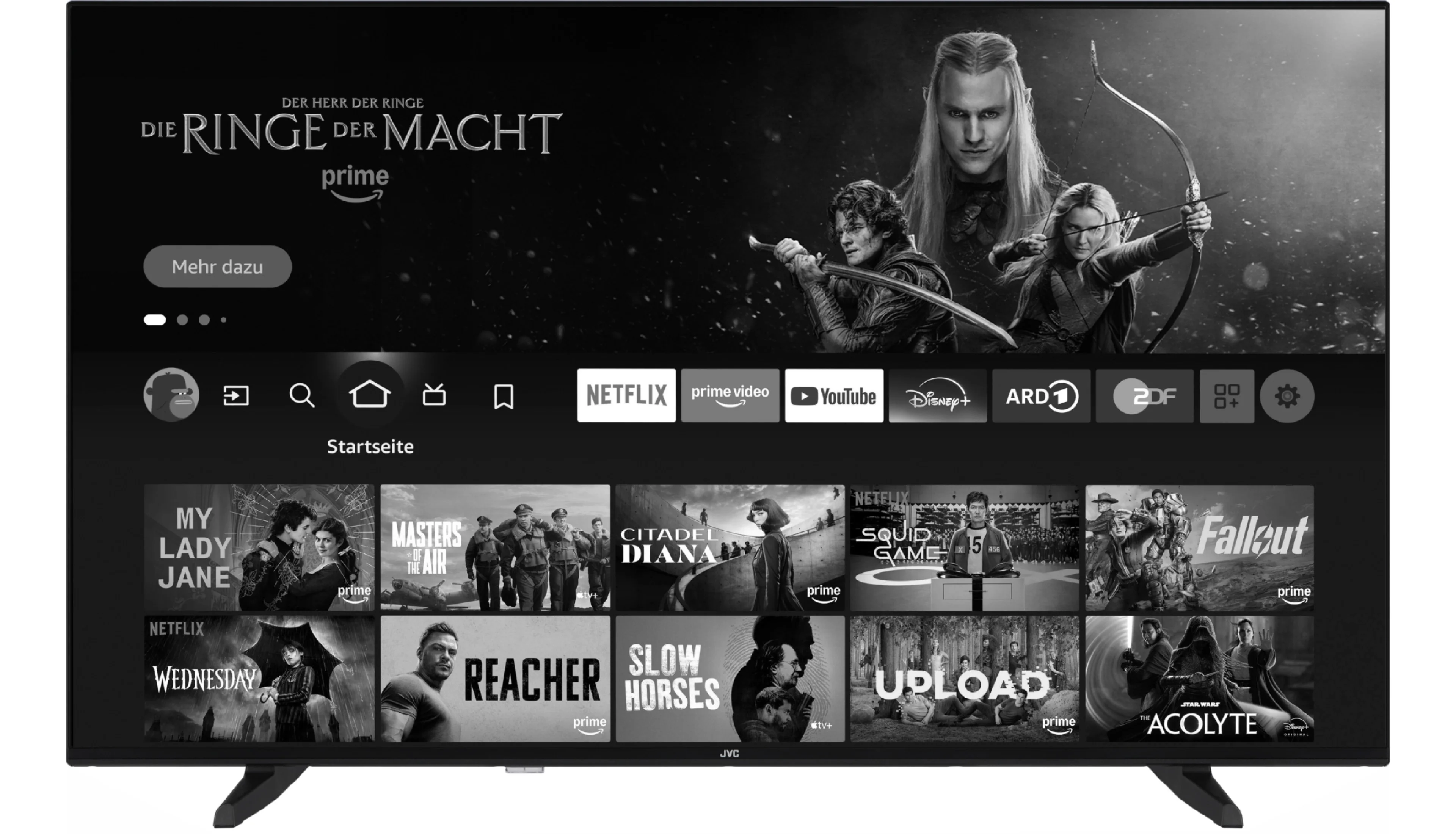 JVC LT-50VRQ3555 Fernseher 127 cm (50") 4K Ultra HD Smart-TV WLAN Schwarz