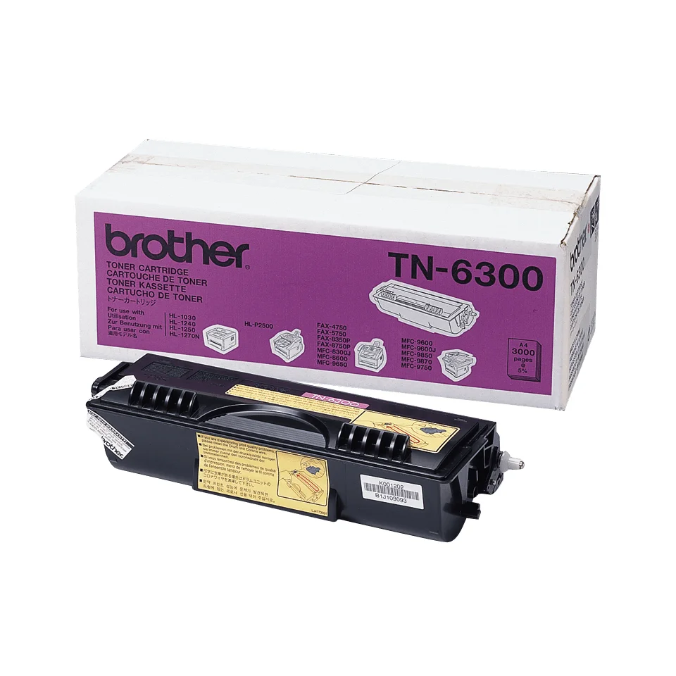 Brother TN-6300 Tonerkartusche 1 Stück(e) Original Schwarz