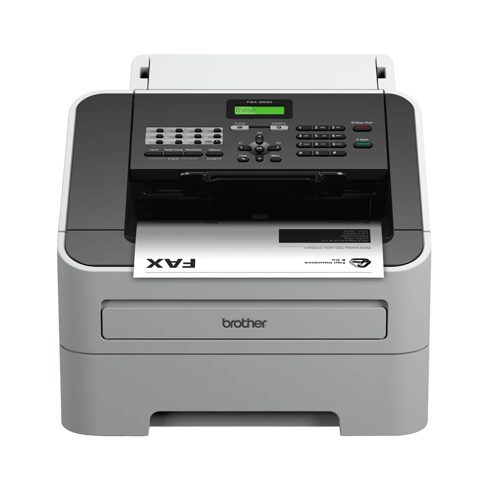 Brother FAX-2840 Faxgerät Laser 33,6 Kbit/s A4 Schwarz, Grau