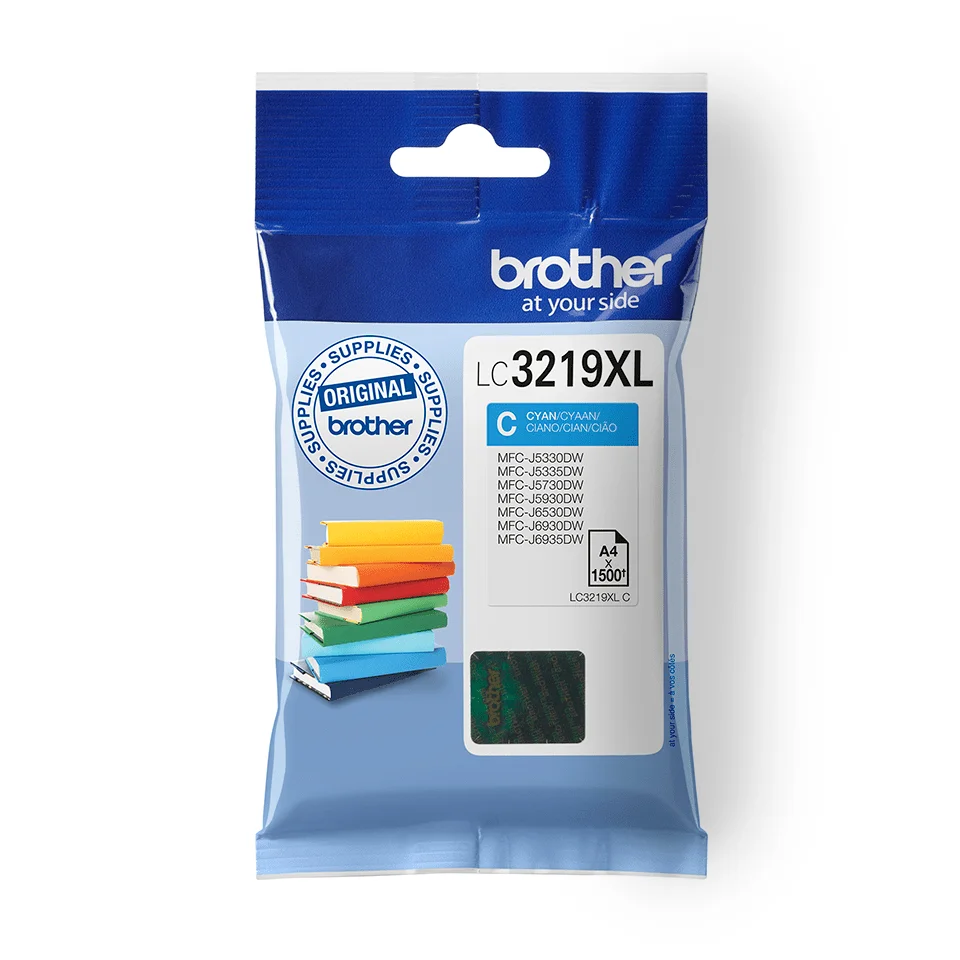 Brother LC3219XLC Druckerpatrone 1 Stück(e) Original Hohe (XL-) Ausbeute Cyan