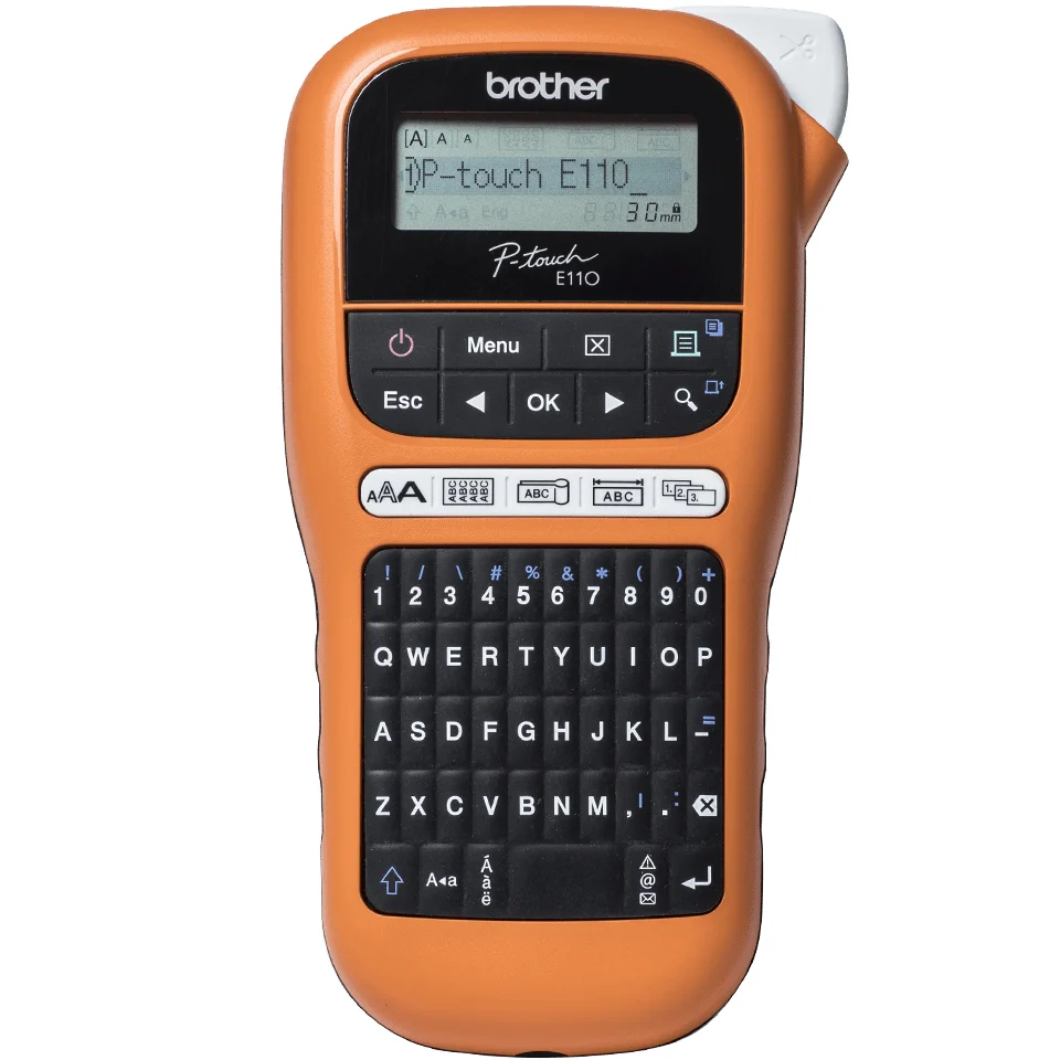 Brother PTE110VPYP1 Etikettendrucker 180 x 180 DPI 20 mm/sek TZe QWERTY