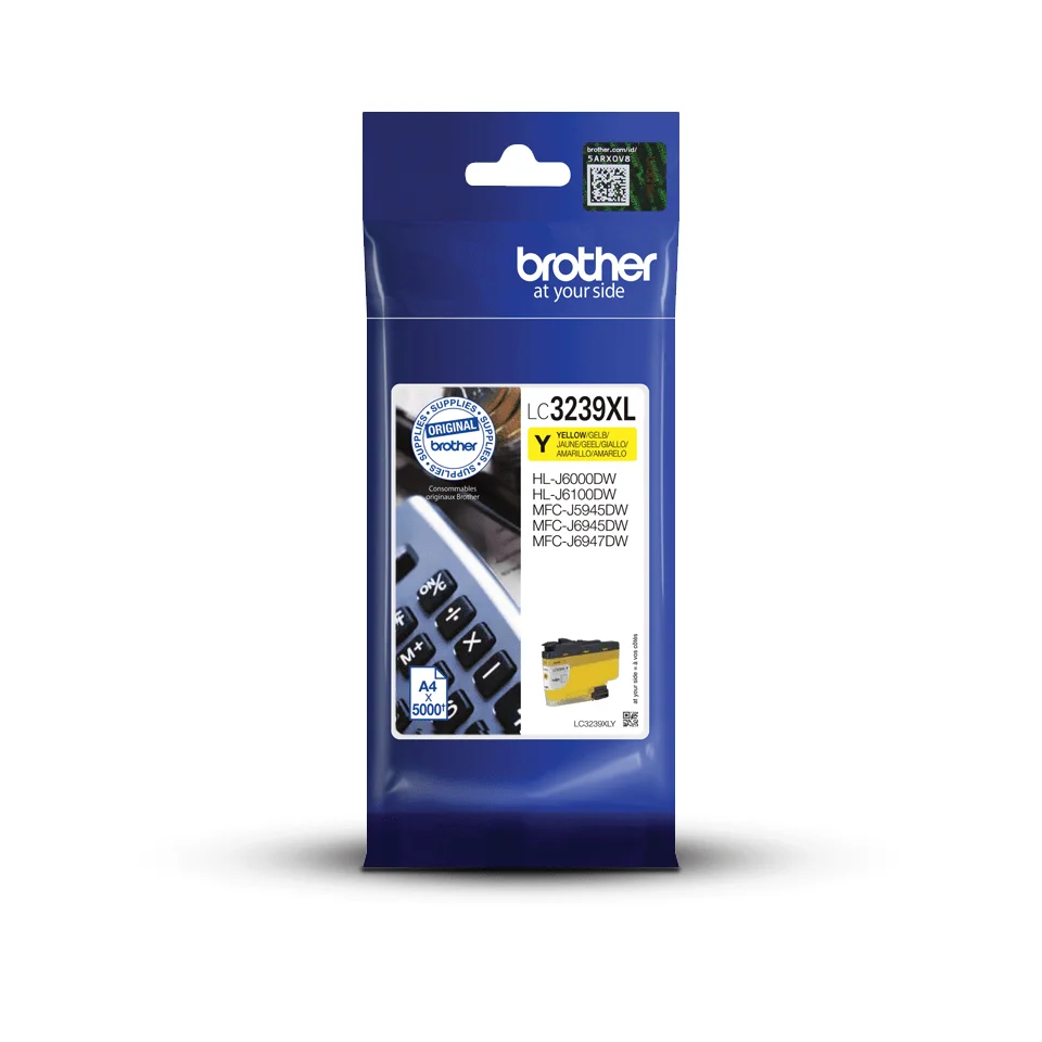 Brother LC-3239XLY Druckerpatrone 1 Stück(e) Original Hohe (XL-) Ausbeute Gelb