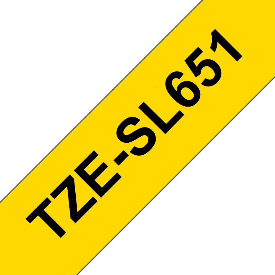 Brother TZE-SL651 Etiketten erstellendes Band Schwarz auf gold