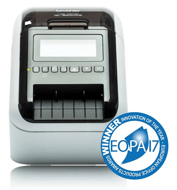Brother QL-820NWBC Etikettendrucker Thermodirekt Farbe 300 x 300 DPI 176 mm/sek Verkabelt & Kabellos Ethernet/LAN DK WLAN Bluetooth