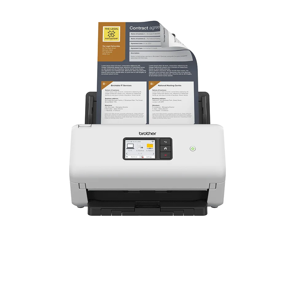 Brother ADS-4550W Scanner ADF-Scanner 600 x 600 DPI Schwarz, Weiß