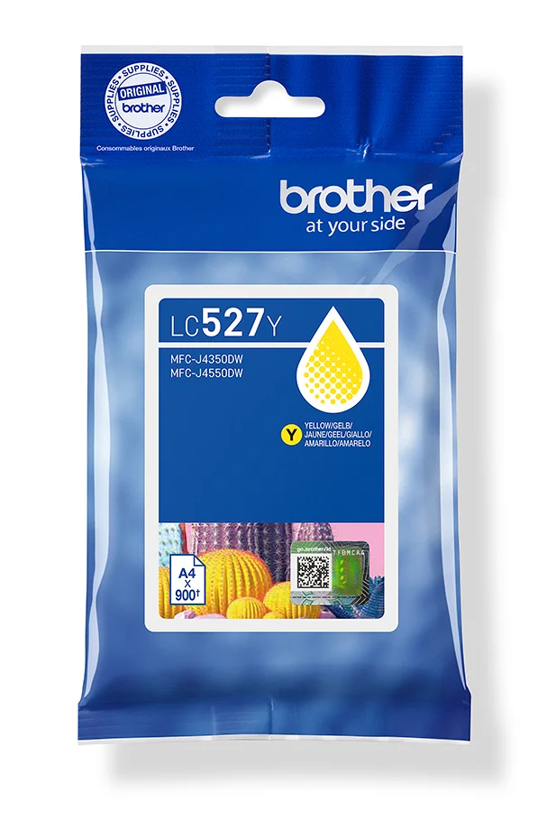 Brother LC527Y Druckerpatrone 1 Stück(e) Original Gelb